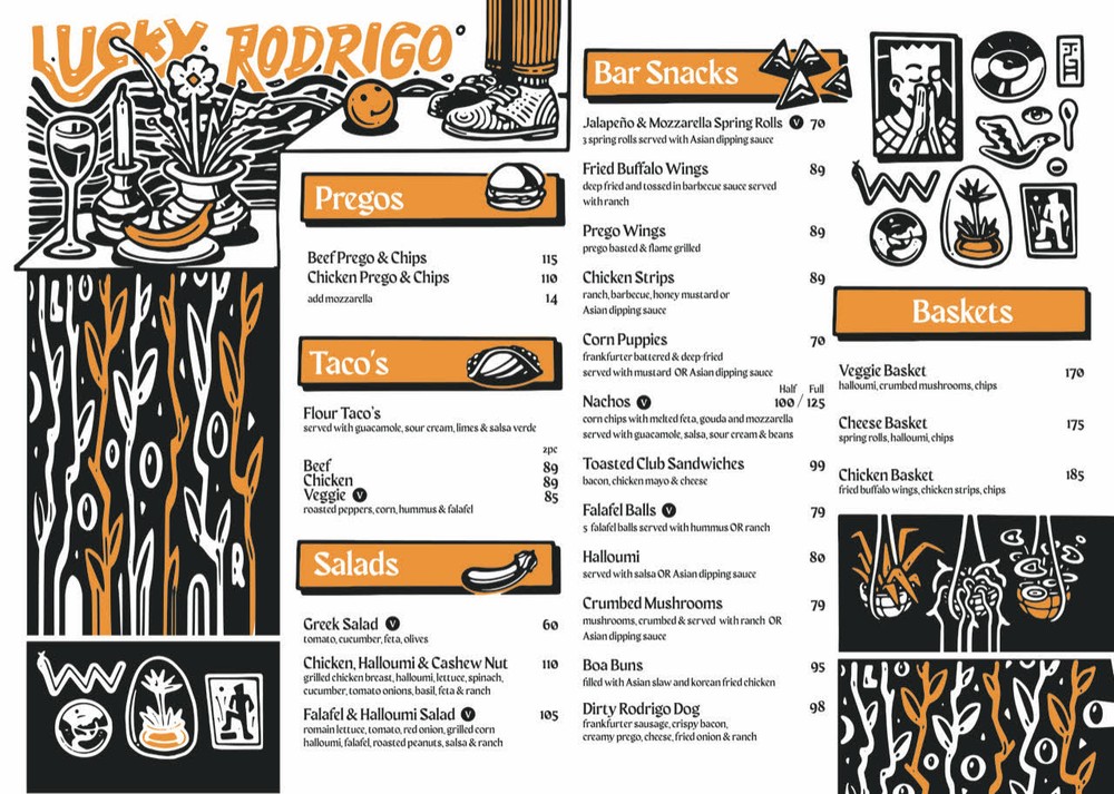 Menu - Lucky Rodrigo - Page 1 (Feb 2025)